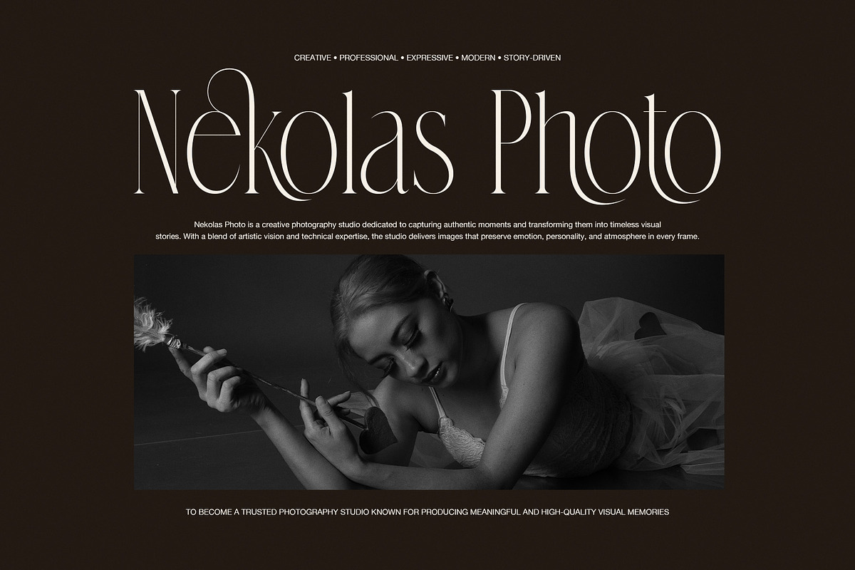Slameti Elegant Serif Font, a Serif Font by Graphicxell (Photo 2 of 8)