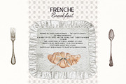 French Breakfast-Aesthetic food, a Food Illustration by Amely.Art (Thumbnail 2 of 14)