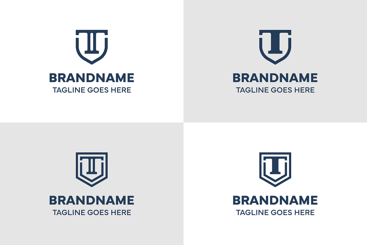 Letter T Shield Luxury Logo Set, a Branding & Logo Template by Pray Art Design Studio (Photo 1 of 2)