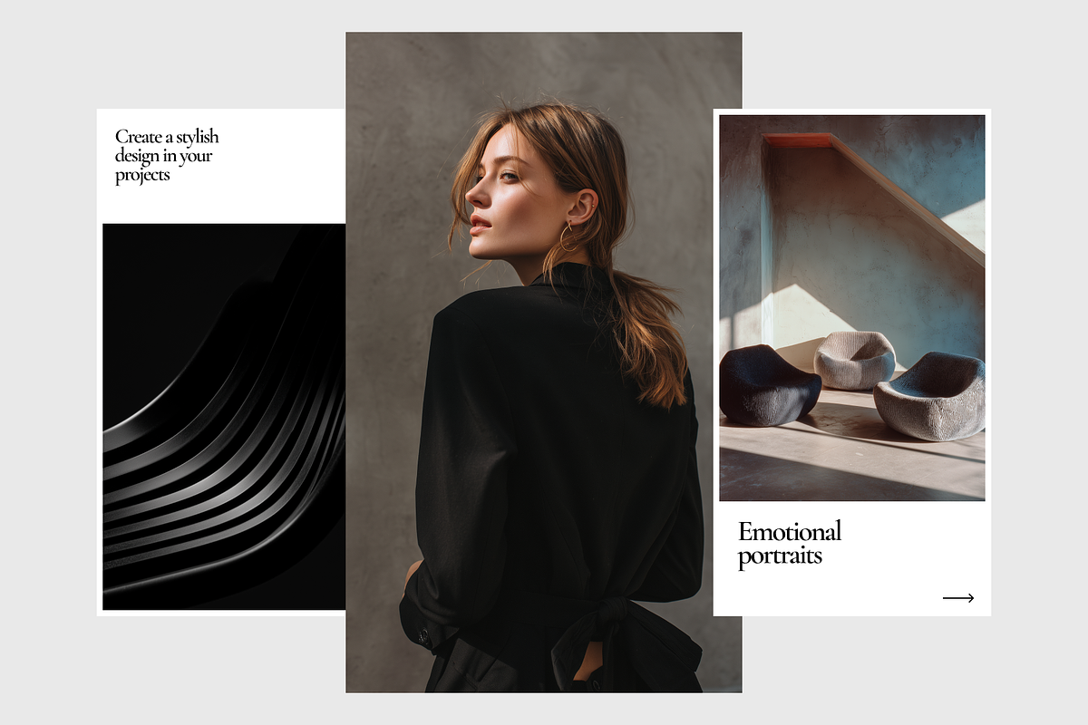 122 Black Fashion Stock Images, a Beauty & Fashion Photo by Welovegraphics (Photo 5 of 10)