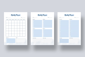 Monthly Planner To Do List Template