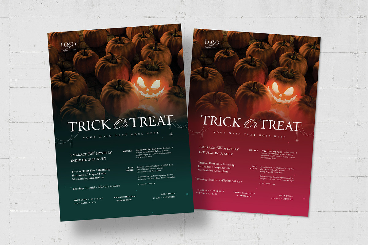 Halloween Flyer Template, a Flyer Template by BrandPacks (Photo 5 of 5)