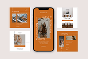 Romantic Instagram Template, a Social Media Template by Creatchees.std (Thumbnail 3 of 4)