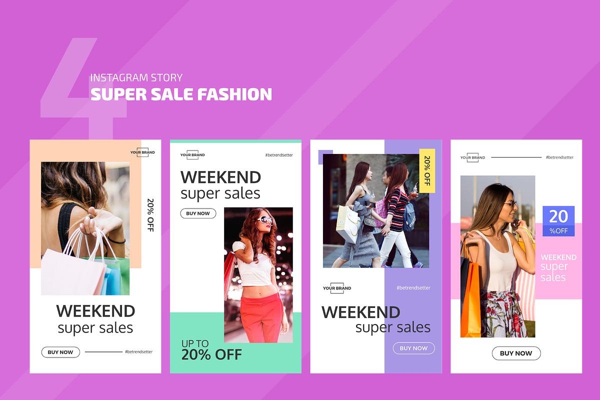 Instagram Template Super Sale, a Social Media Template by thirtyfish (Photo 3 of 3)