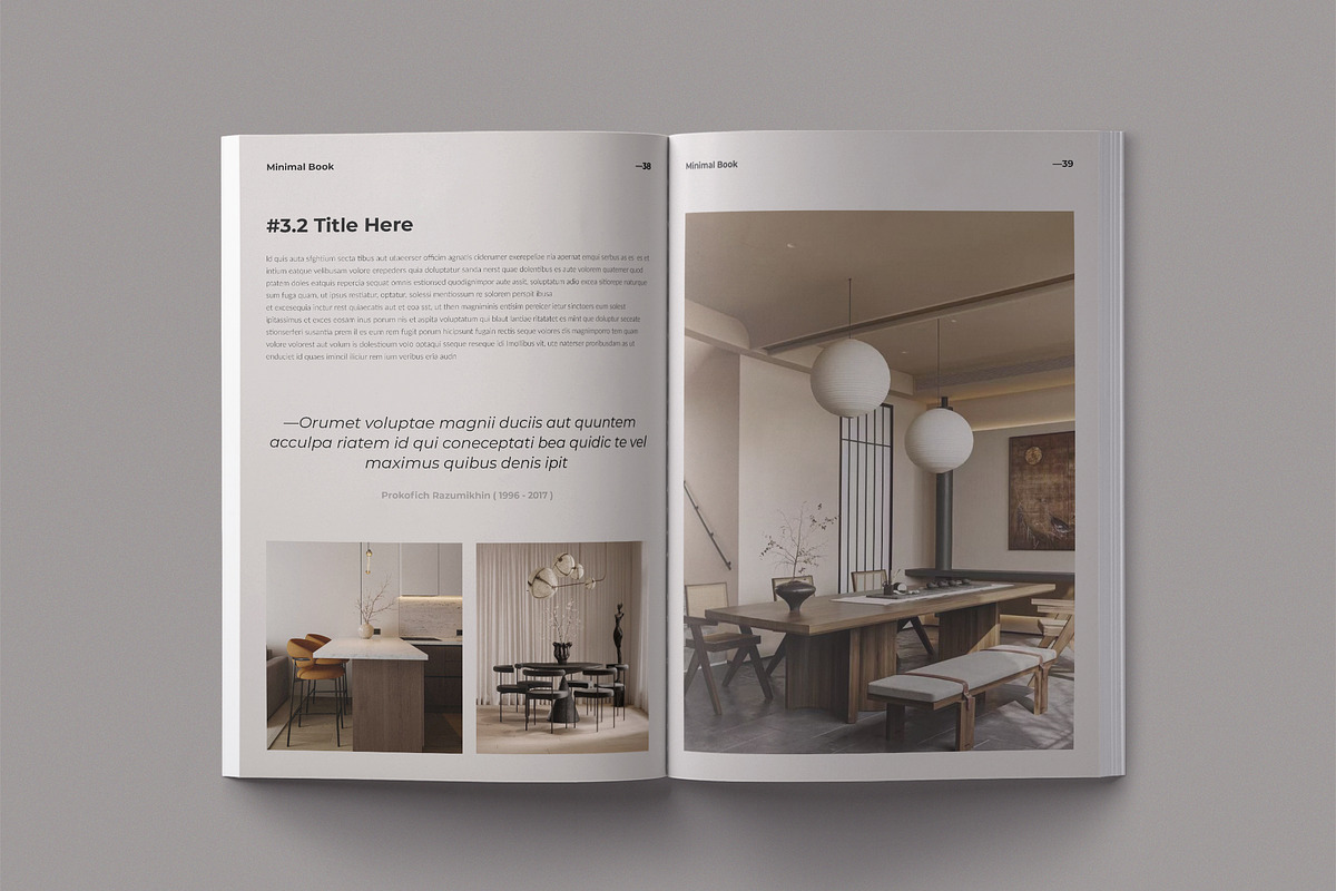 Minimal Editorial Book Layout -Canva, a Magazine Template by TemplateFolio-Shop (Photo 16 of 24)