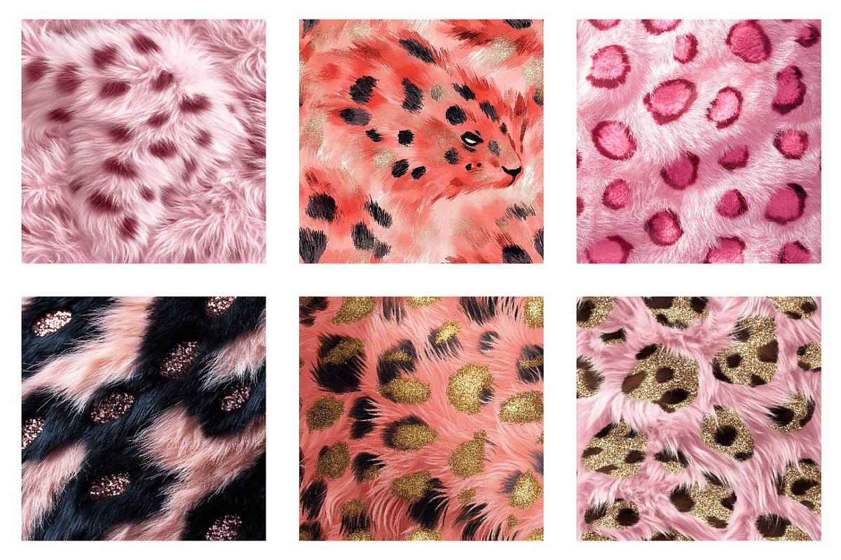 Pink Leopard Fur Seamless Pattern, an Illustration by Dream Creation (Photo 6 of 7)