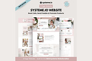 Systeme.io Blush Website Template, a Landing Page Template by Hayley's Digital Hub (Thumbnail 1 of 10)