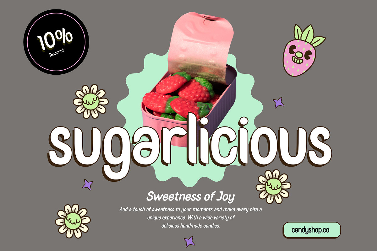 Rakoya -  Smooth Font, a Sans Serif Font by Salamahtype (Photo 2 of 8)