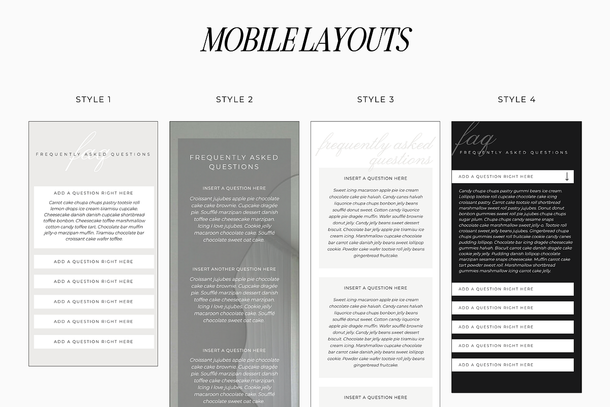 FAQ Showit Add On Templates, a Websites & App Template by Blush Created (Photo 5 of 10)