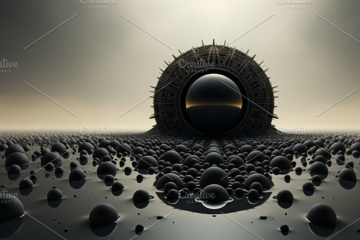 41 Black spheres illustrations, an Object Illustration by Handmadefont (Photo 16 of 41)