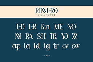 Rinnero Serif Font