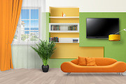 Interior mock-up creator pack, a Product Mockup by PSD Market (Thumbnail 3 of 21)