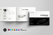 Architecture Portfolio Template, a Brochure Template by Spark_Creative (Thumbnail 1 of 25)