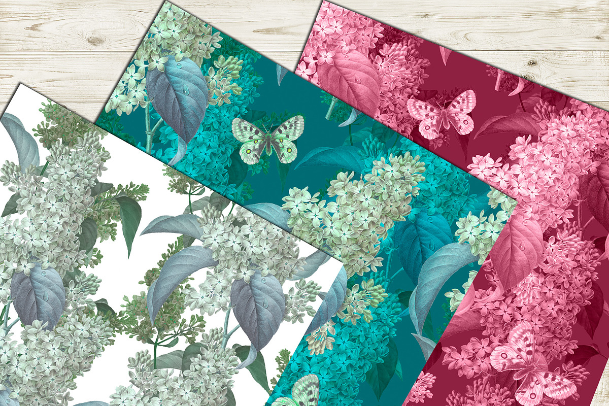 Lilac Seamless pattern, a Pattern Graphic by NastiaDesignsPrints (Photo 8 of 8)