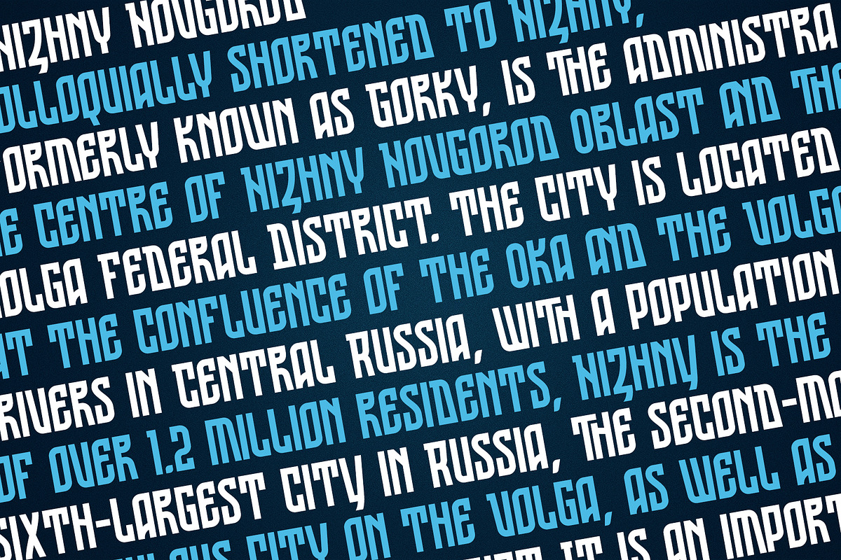 ST-Nizhegorodsky Neo Cyrillic font, a Font by Shimanov Types (Photo 2 of 6)