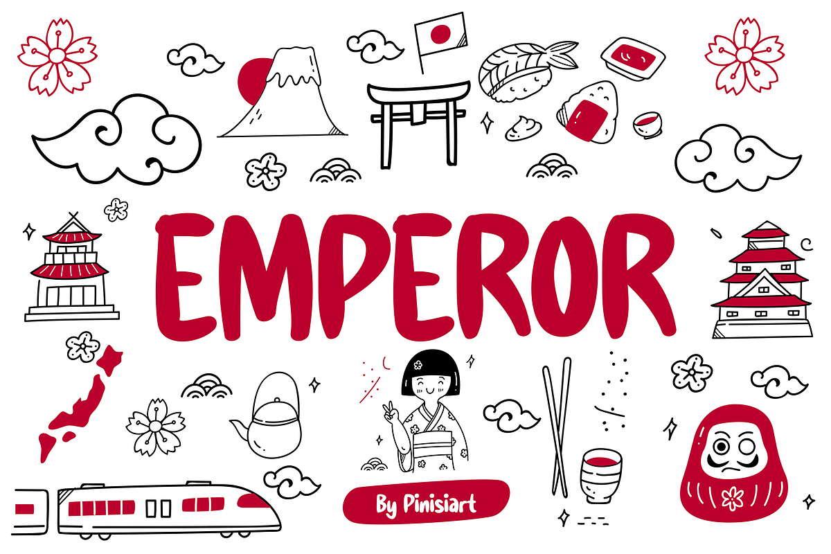 EMPEROR, a Sans Serif Font by Pinisi ART (Photo 1 of 10)