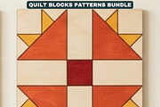 Geometric Barn Quilt Block Patterns, a Pattern Graphic by AtacanDigital (Thumbnail 12 of 19)