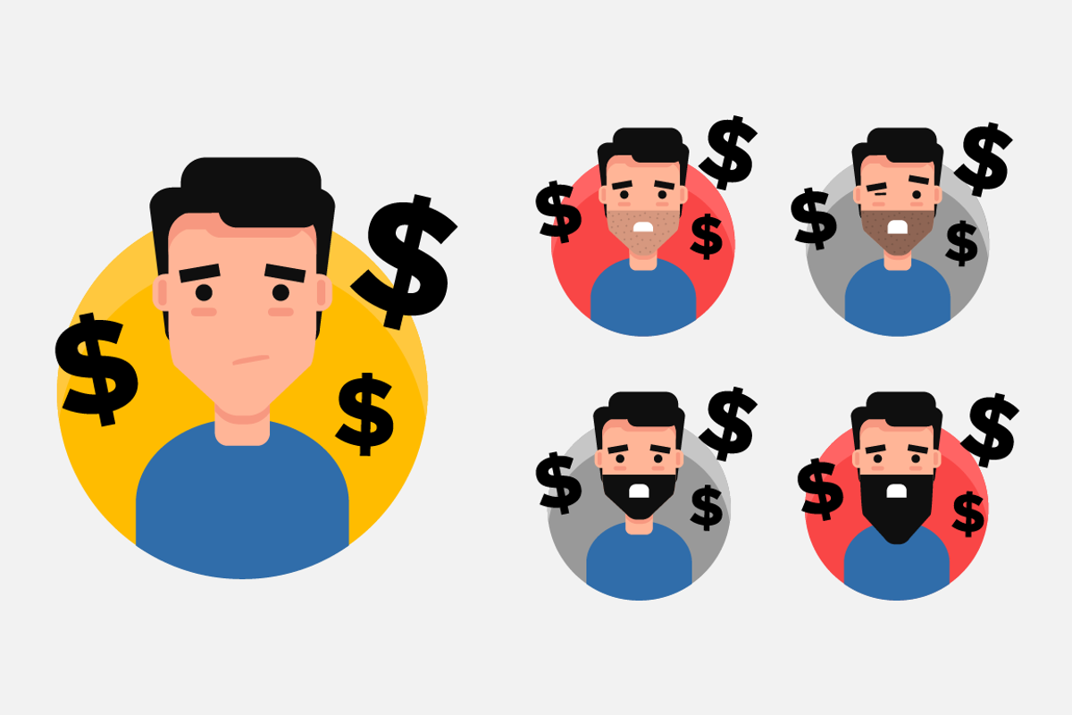 Character Design – Guy Doing Things, a Background Graphic by Orange Graphics (Photo 11 of 11)