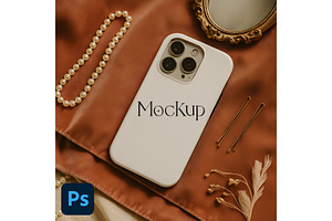 iPhone Tough Phone Case Mockup