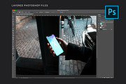 iPhone X Mockups, an iPhone Mockup by North&Nano (Thumbnail 3 of 6)