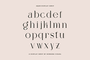 Aqub - Modern Serif Font