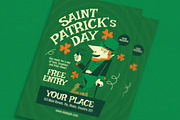 Retro Saint Patrick's Day Flyer, a Flyer Template by Guuver (Thumbnail 2 of 3)