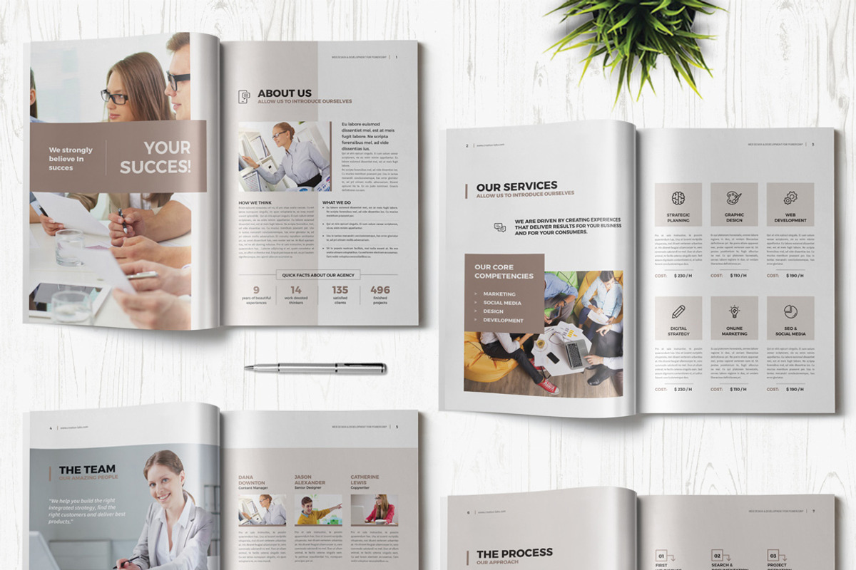 Project Proposal, a Brochure Template by Sabin (Photo 4 of 10)