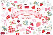 Coquette graphic collection, an Illustration by marie dricot (Thumbnail 1 of 7)
