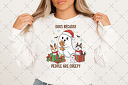 Funny Christmas Dogs PNG, an Illustration by Craft Nest (Thumbnail 6 of 6)