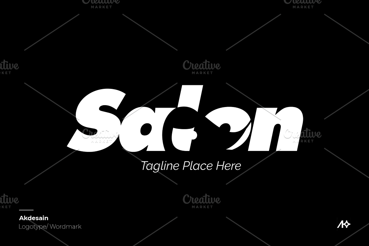 Salon Wordmark Logo, a Branding & Logo Template by Akdesain