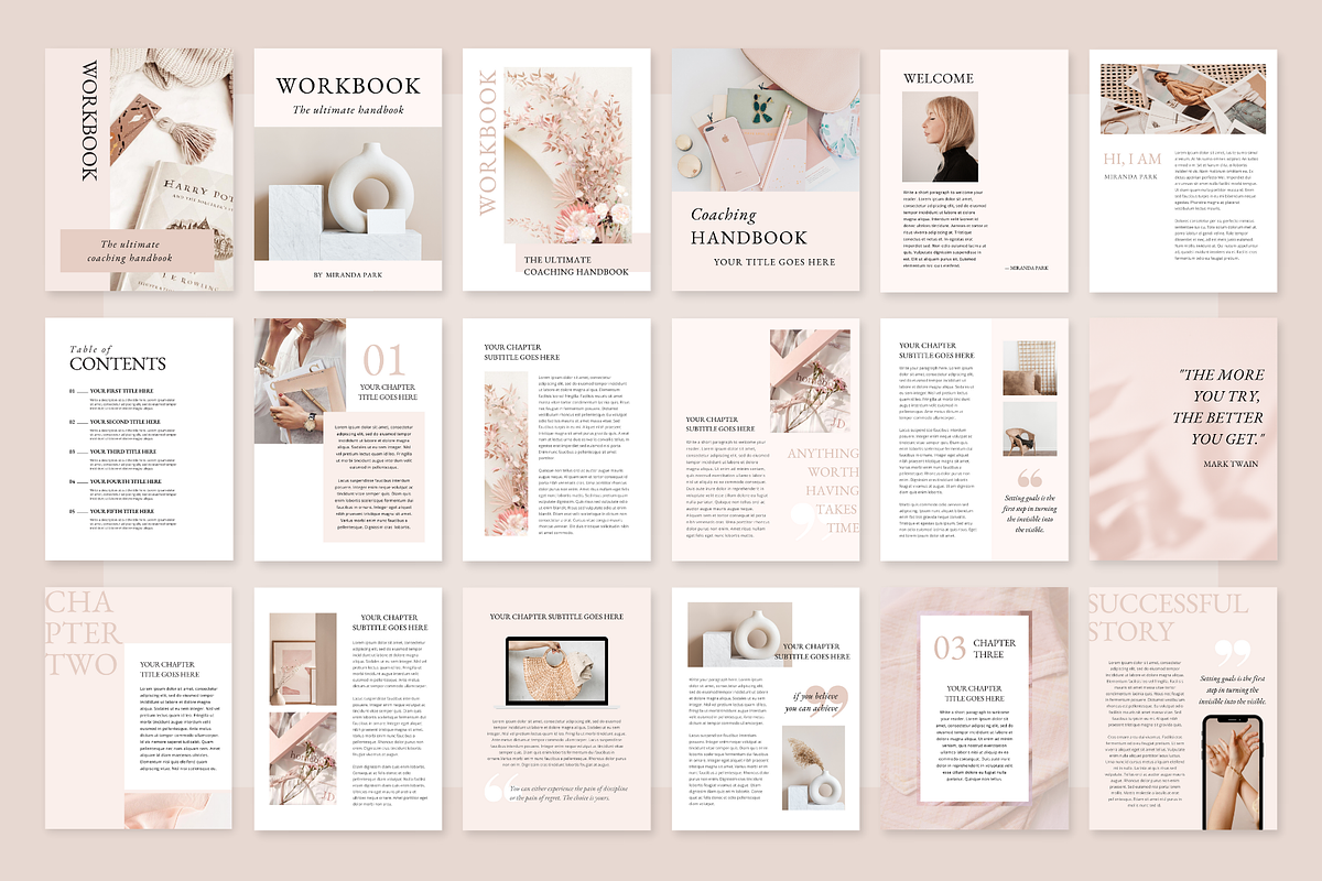 Ebook Workbook Handbook Template, a Magazine Template by ShopRShop (Photo 3 of 10)