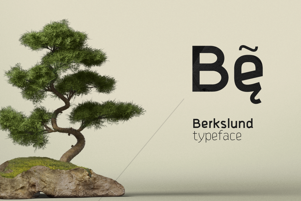 Berkslund Typeface preview 5