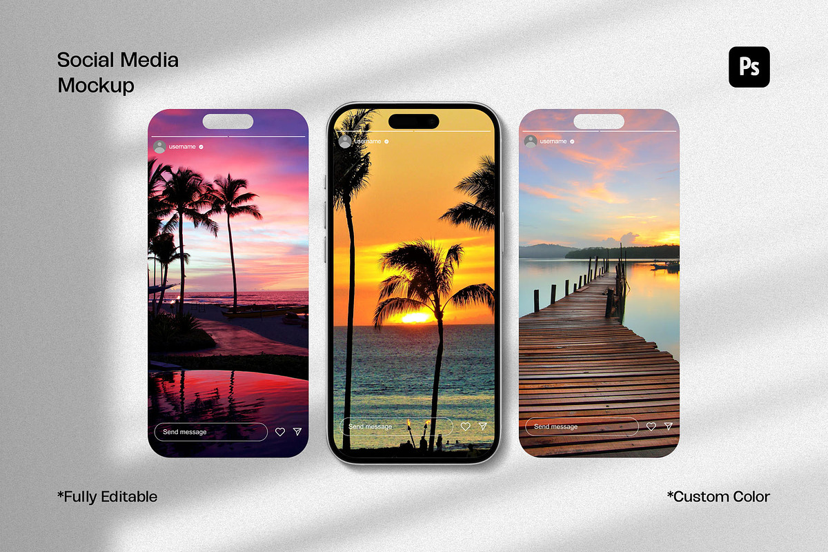 Instagram Mockup, an Advertising Mockup by sweetmaroon.studio