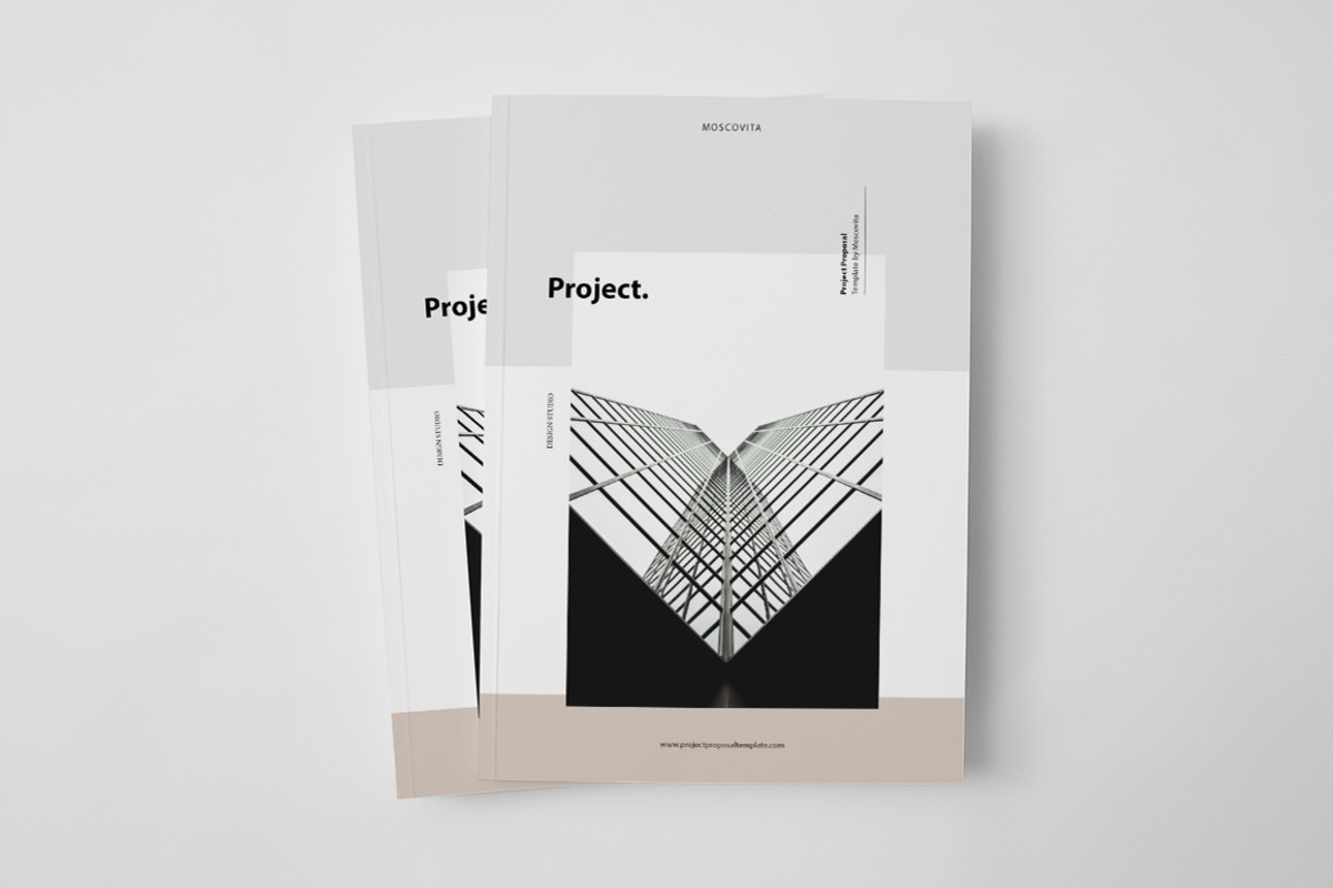 Project Proposal, a Brochure Template by Moscovita Studio (Photo 1 of 12)