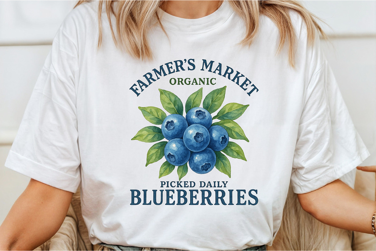 Farmer's Market Organic Picked Daily, an Illustration by Libby Wishes (Photo 2 of 6)