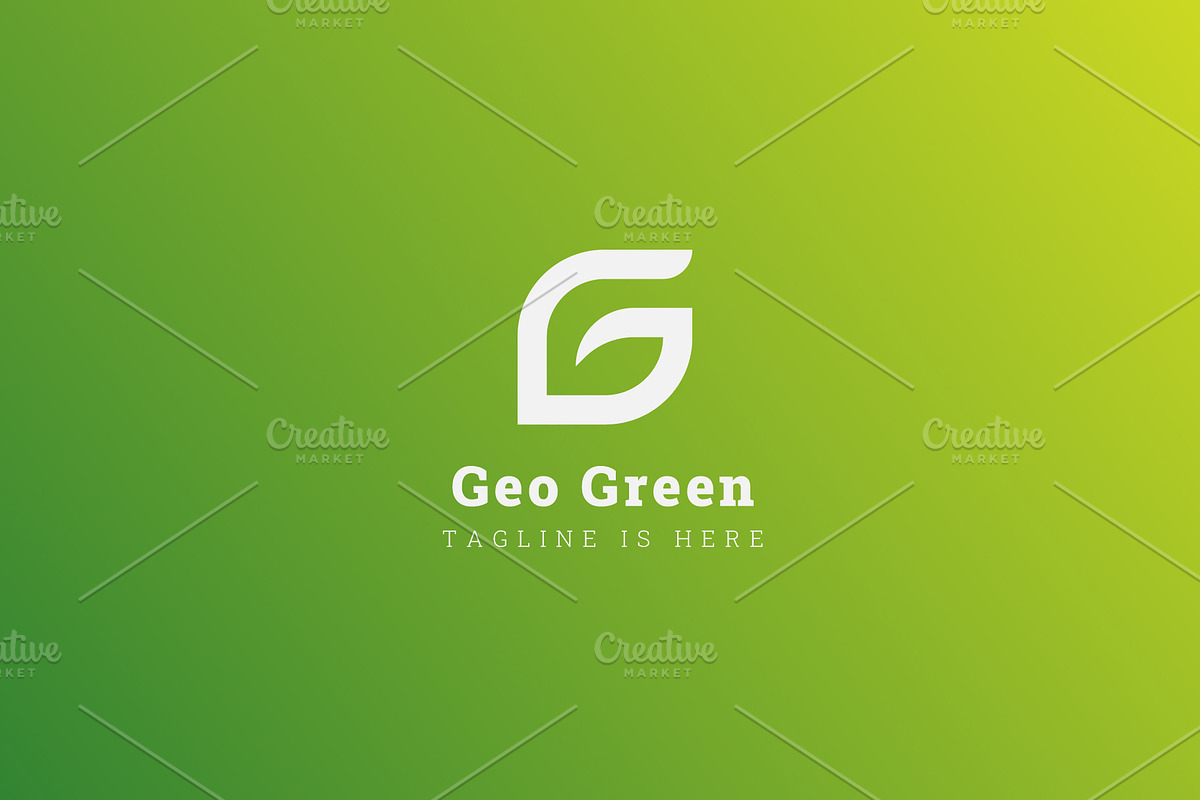 Nature leaf logo letter G, a Branding & Logo Template by Izalsye (Photo 2 of 4)