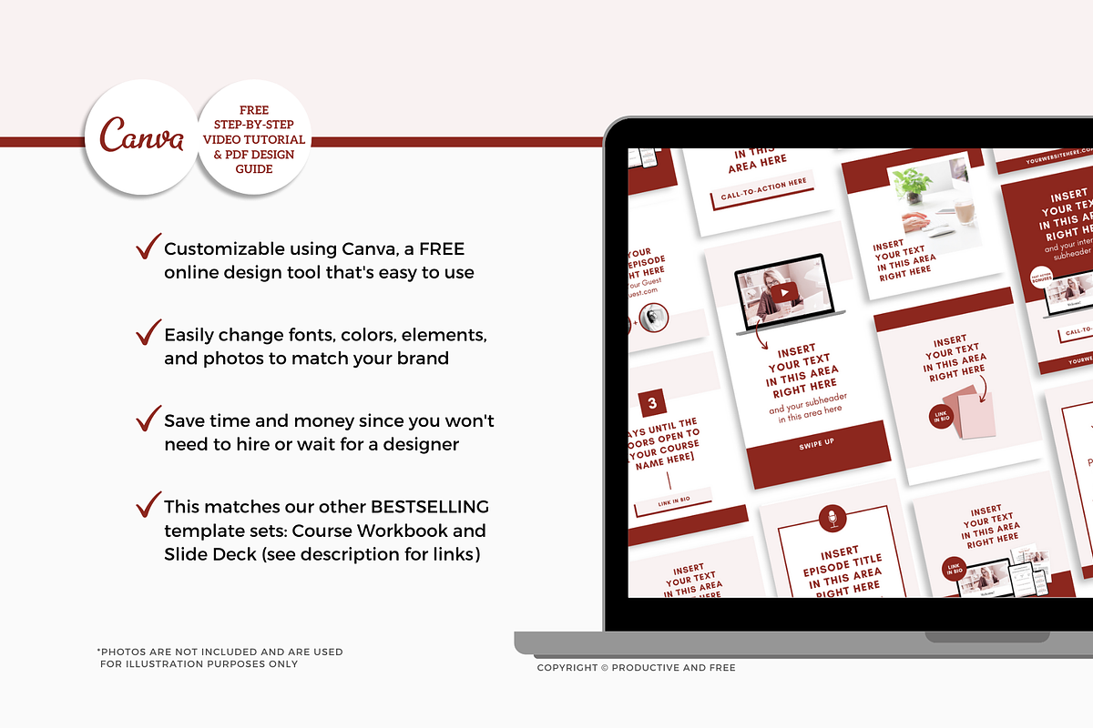 Course Creator Bundle 150+ Templates, a Magazine Template by ...