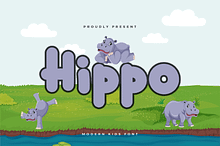 Hippo - Modern Sans Kids Font