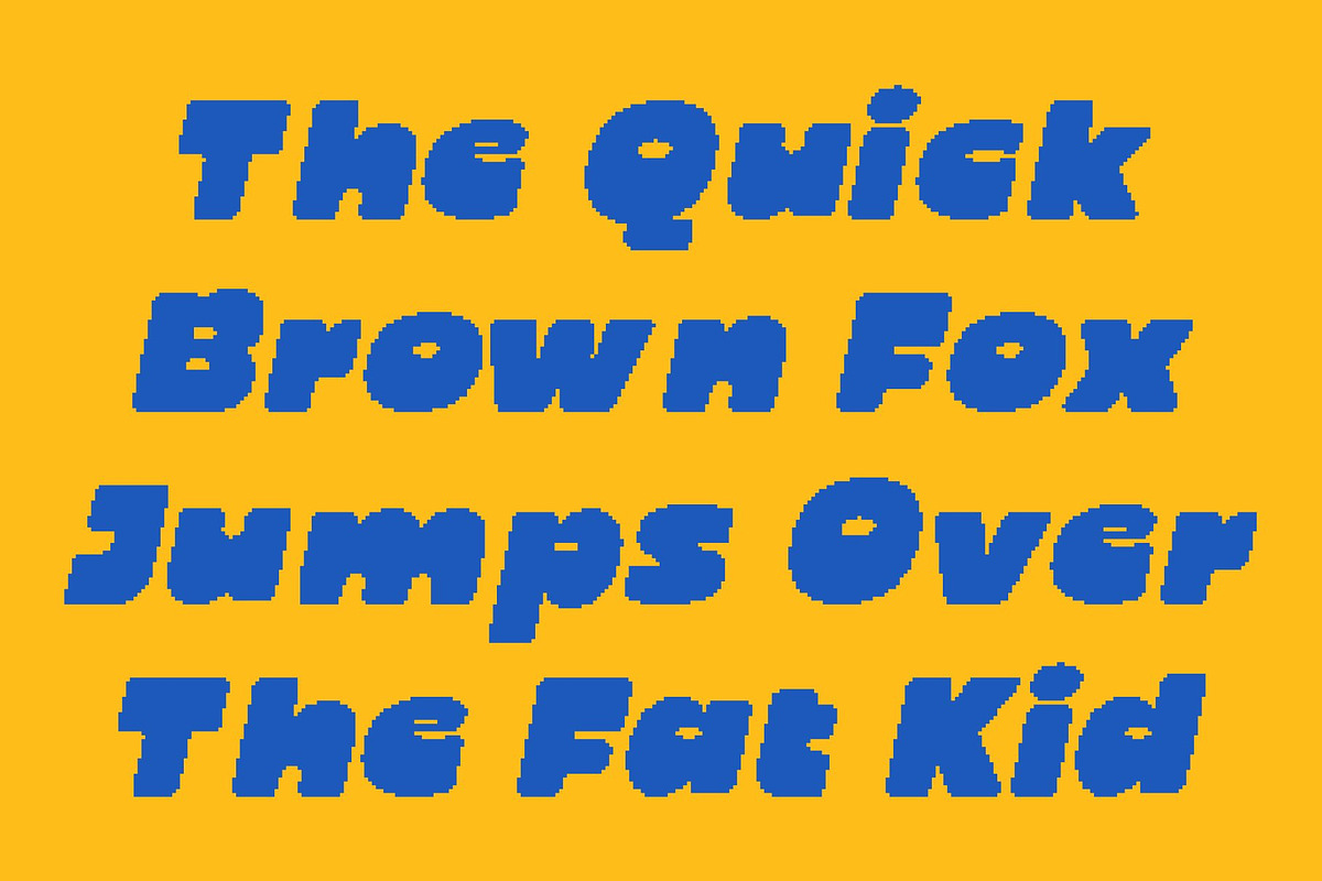 CS Calton Pixel, a Sans Serif Font by Craft Supply Co. (Photo 3 of 8)