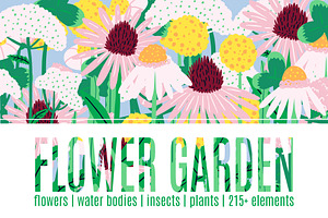 FLOWER GARDEN: plants, greenhouse