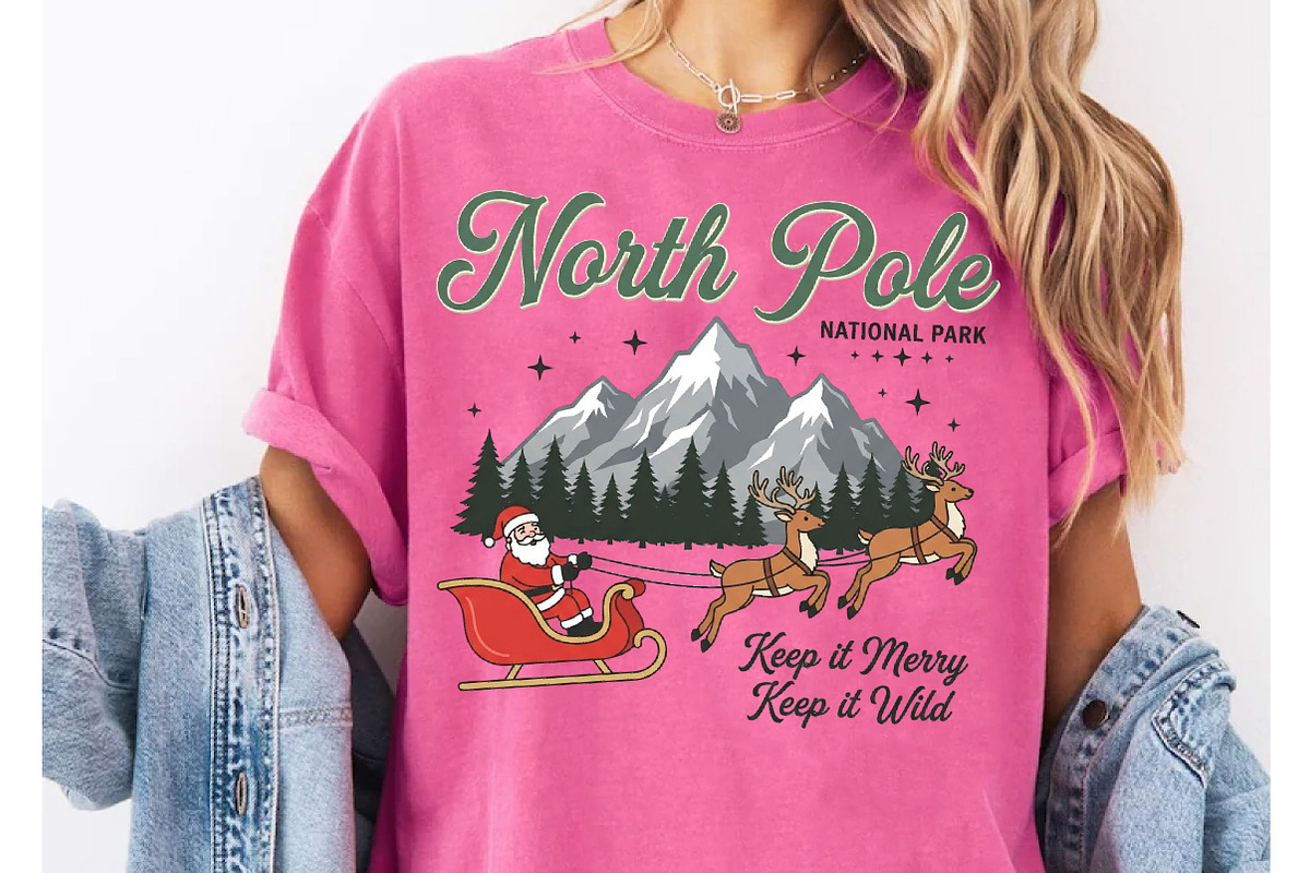 North Pole National Park Christmas, a Seasonal Illustration by DreamCafeArt (Photo 4 of 6)