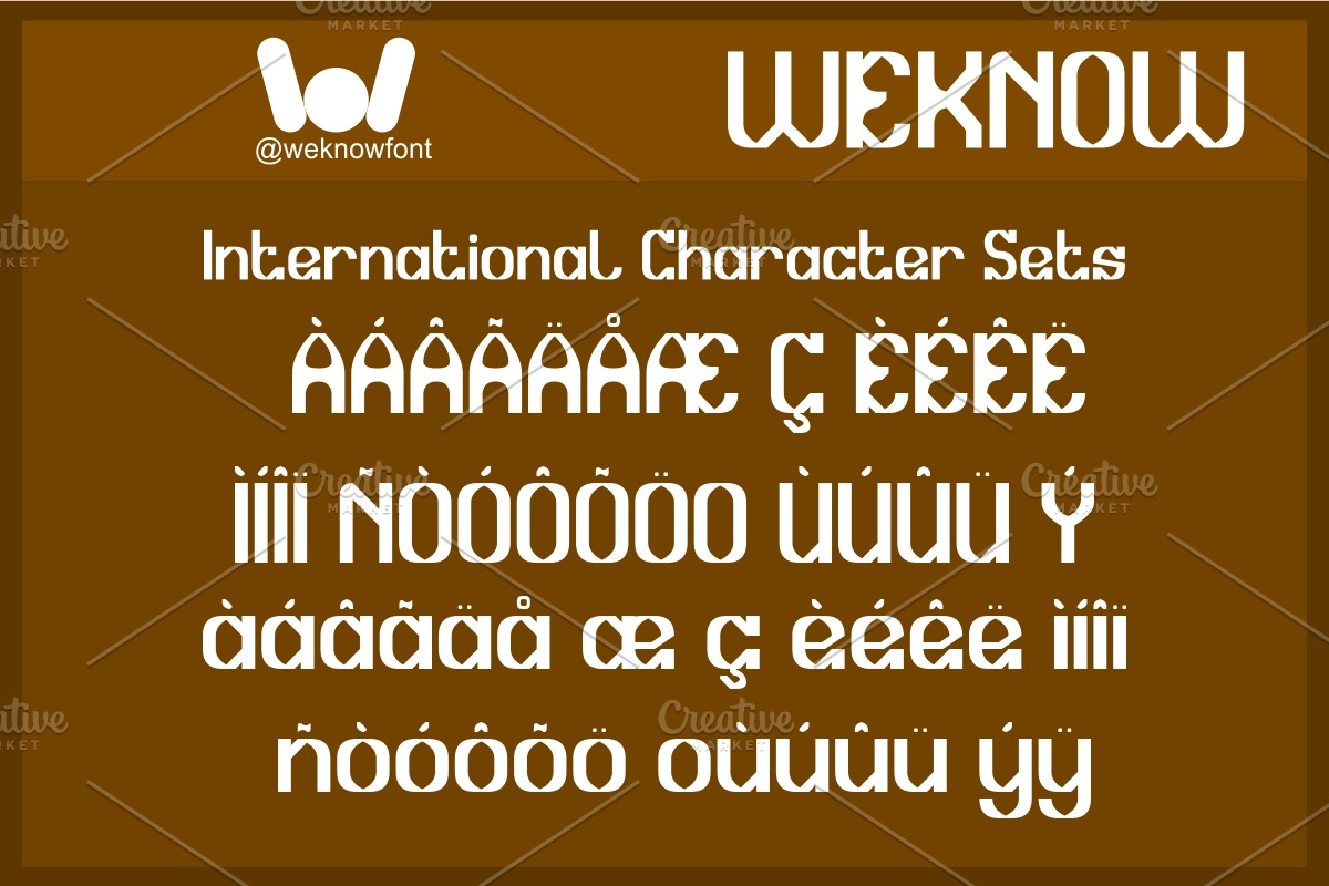 Micro Graphic Font, a Sans Serif Font by weknow (Photo 8 of 8)