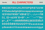 Dorelia – Inktrap Font, a Sans Serif Font by Craft Supply Co. (Thumbnail 8 of 8)