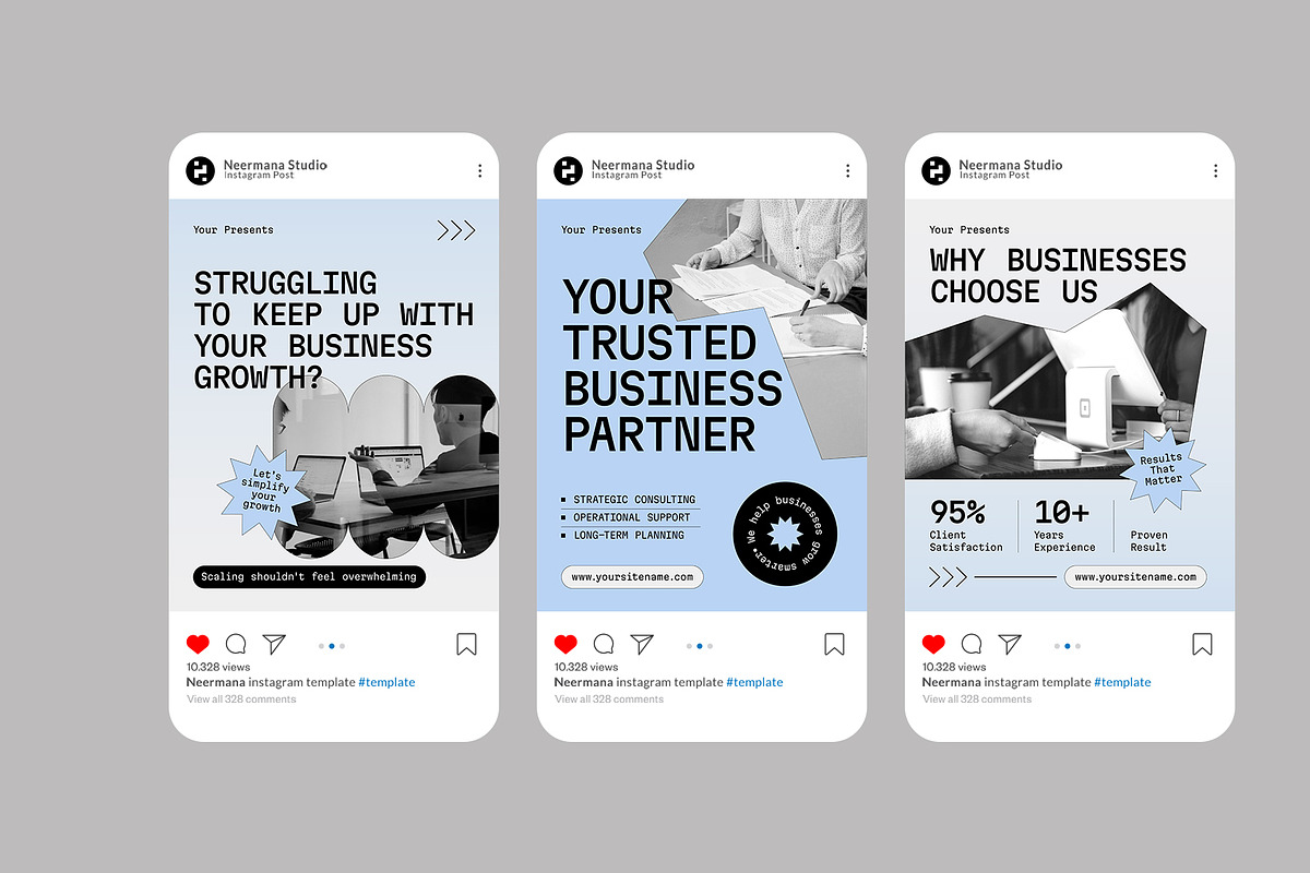 Modern Business Instagram Post, a Social Media Template by Neermana (Photo 4 of 4)
