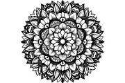 Minimal Black Lotus Mandala, a Decorative Illustration by Designer_Momina (Thumbnail 5 of 21)