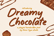 Dreamy Chocolate Font, a Handwritten Font by Timurtype (Thumbnail 1 of 7)