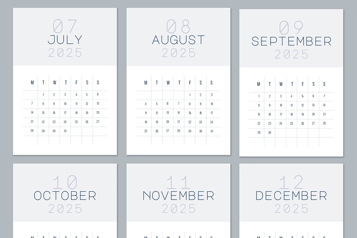Calendar 2025 Layout preview 4