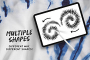 Procreate Realistic Tie Dye Brushes, a Brush Add-On by Nurmiftah (Thumbnail 5 of 12)