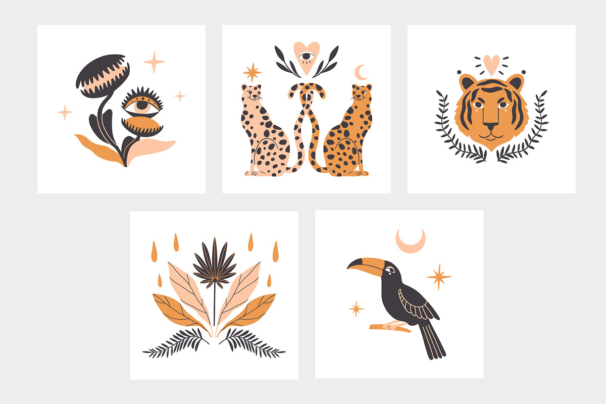 Wild & Free: pattern, element, print, a Pattern Graphic by Lena Nikolaeva (Photo 7 of 13)