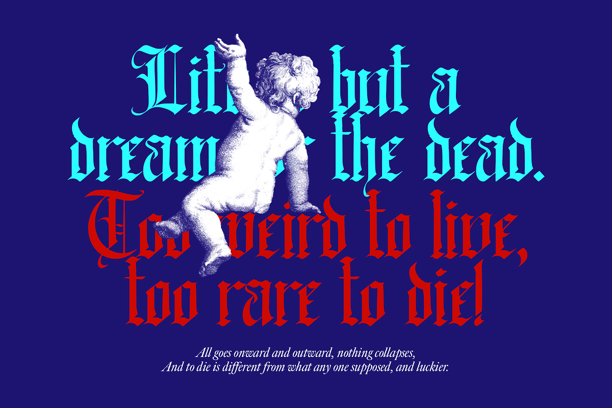 The Old Witch Blackletter, a Blackletter Font by Vampstudio (Photo 10 of 13)
